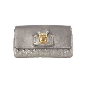 Marc Jacobs Quilted Push-Lock Clutch